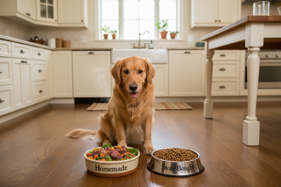 Homemade vs Store-Bought Dog Food Toppers | Pros & Cons